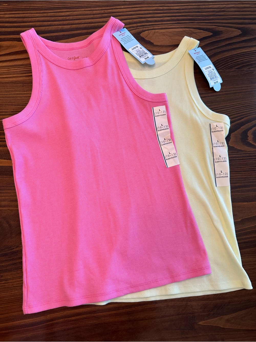 Target cat and Jack Ribbed Tank Top- 2 Pack